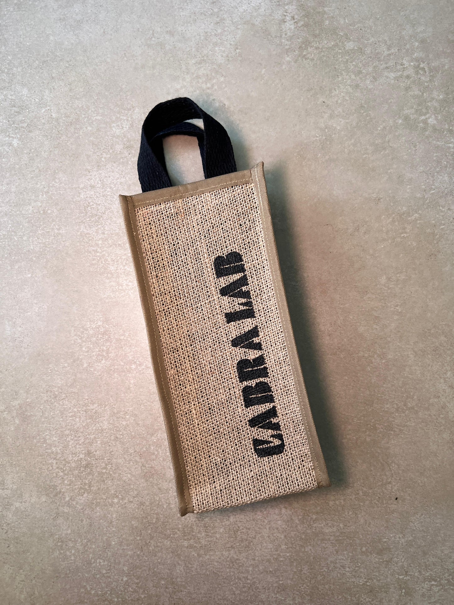 Ecobag de Juta para Garrafa Cabra Lab