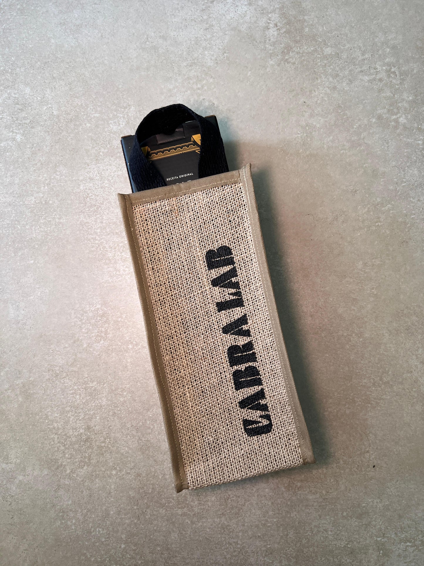 Ecobag de Juta para Garrafa Cabra Lab
