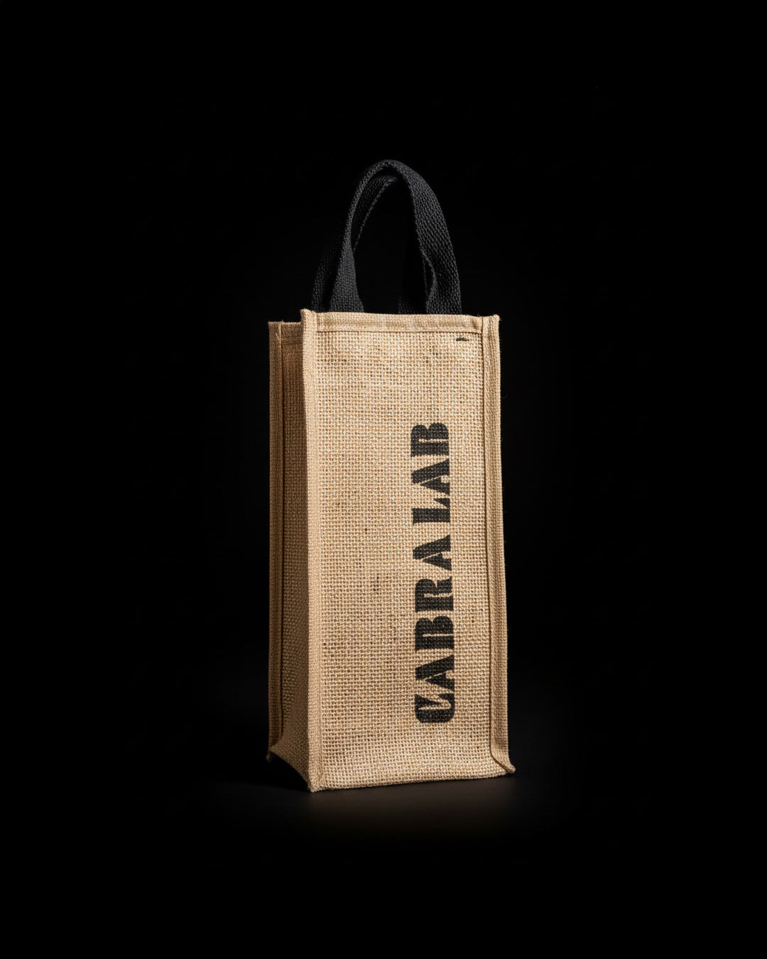 Ecobag de Juta para Garrafa Cabra Lab