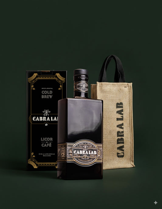 Kit Presente | Licor de Café Cabra Lab + Ecobag Juta Cabra Lab